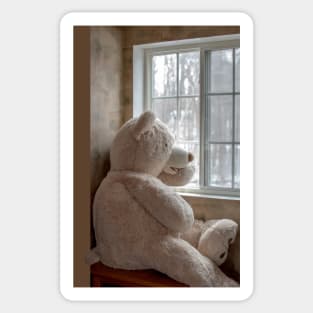 Social distance Bear Sticker